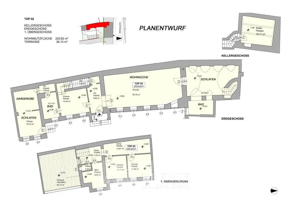 6-Zimmer-Wohnung mieten in Korneuburg – 220 m², € 2.096 – Bild 15 von 15