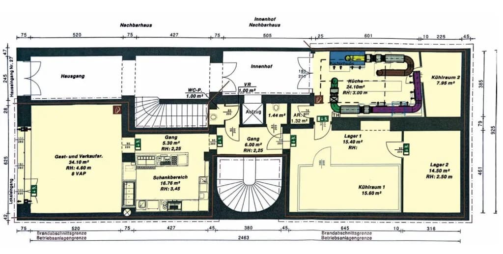 Gewerbeimmobilie mieten in Wien – 161 m², € 5.200 – Bild 2 von 2