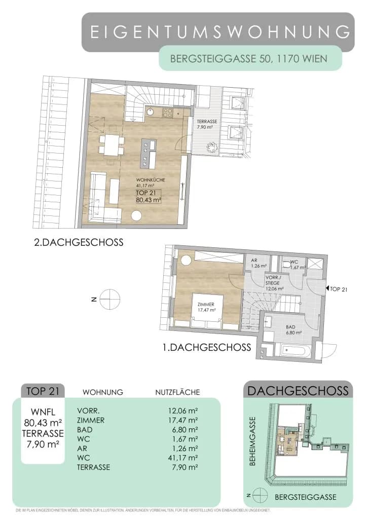 2-Zimmer-Wohnung kaufen in Wien – 80,43 m², € 539.000 – Bild 30 von 30