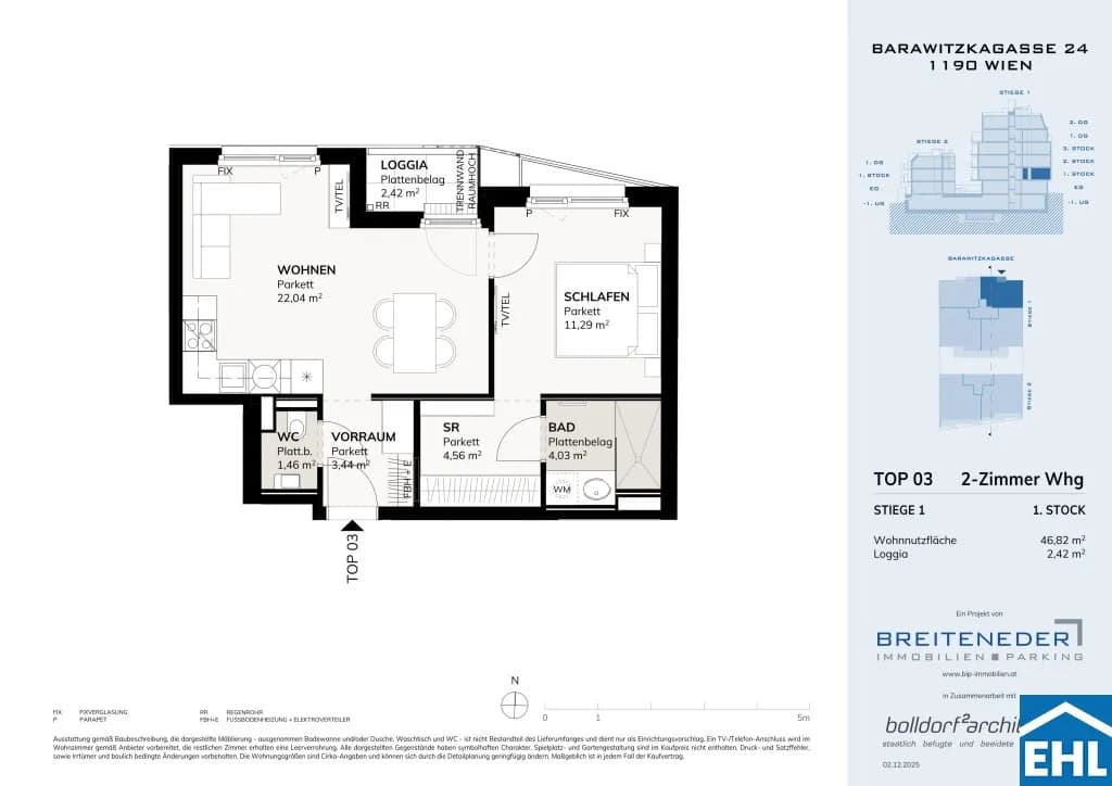 Immobilie kaufen in Wien – 46,82 m², € 310.701 – Bild 6 von 6