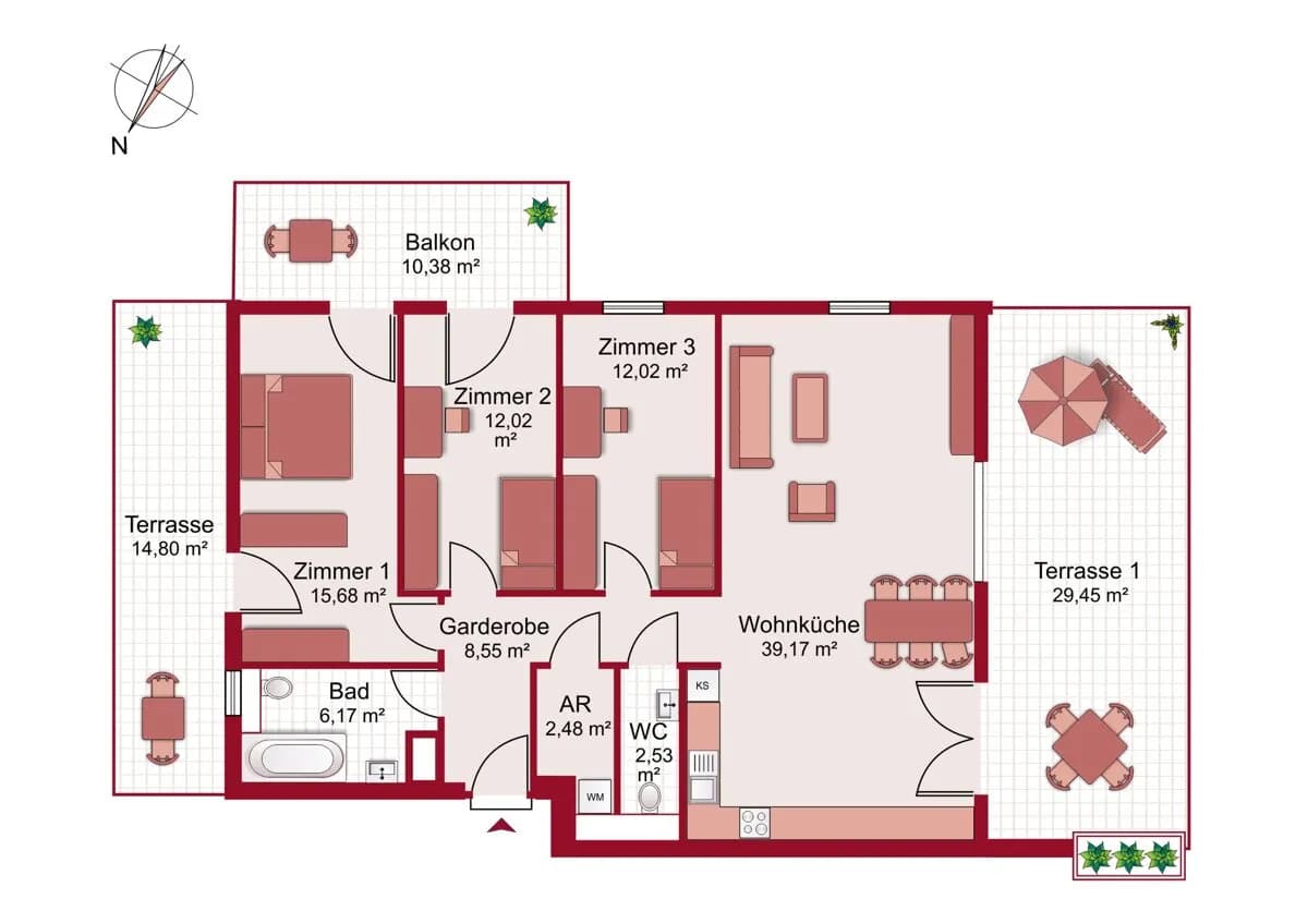 4-Zimmer-Wohnung kaufen in Innsbruck-Land – 98,62 m², € 899.000 – Bild 7 von 7