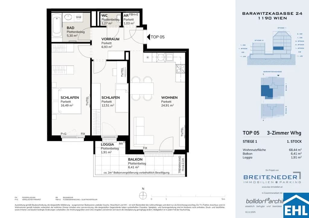 Immobilie kaufen in Wien – 68,44 m², € 507.174 – Bild 6 von 6