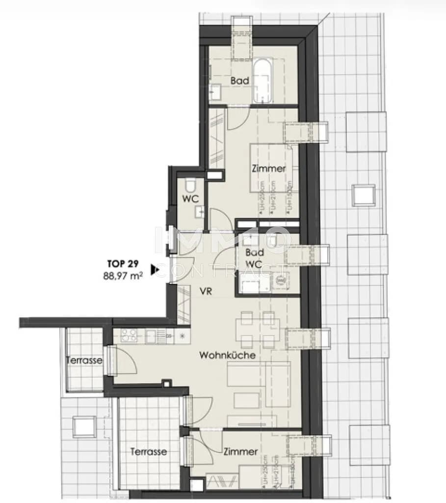 3-Zimmer-Wohnung kaufen in Wien – 88,97 m², € 705.000 – Bild 10 von 11