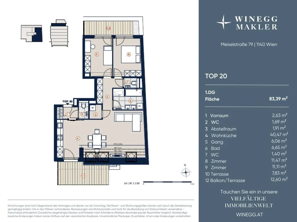 Immobilie kaufen in Wien – 83,88 m², € 770.970 – Bild 7 von 7