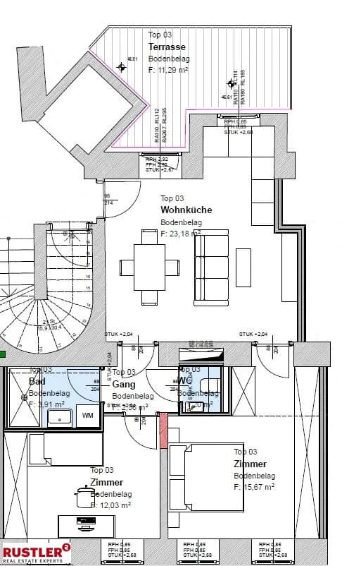 3-Zimmer-Wohnung kaufen in Wien – 58,32 m², € 468.000 – Bild 11 von 11