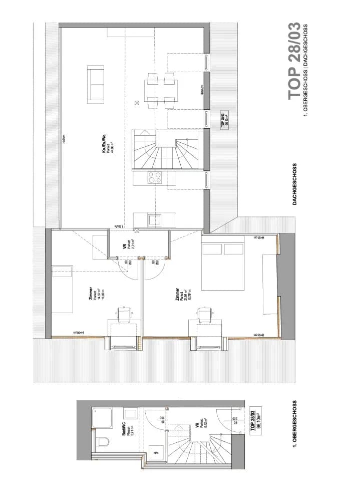 3-Zimmer-Wohnung mieten in Graz – 96,1 m², € 1.237 – Bild 2 von 7