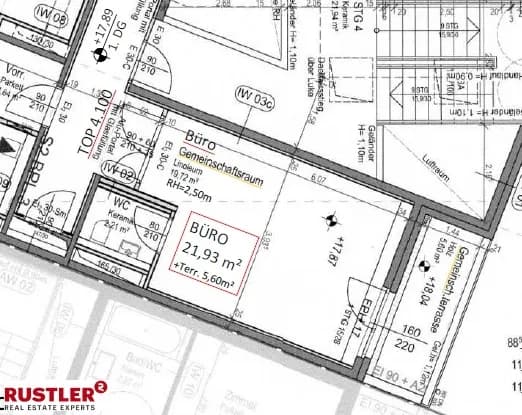 1-Zimmer-Gewerbeimmobilie mieten in Wien – 22 m², € 416 – Bild 8 von 8