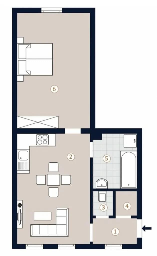 2-Zimmer-Wohnung kaufen in Wien – 53,54 m², € 383.000 – Bild 14 von 14