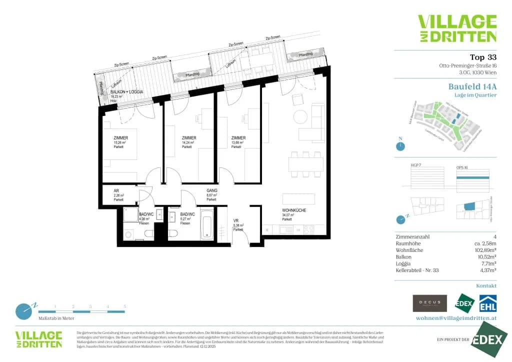 4-Zimmer-Wohnung kaufen in Wien – 102,89 m², € 776.700 – Bild 12 von 12