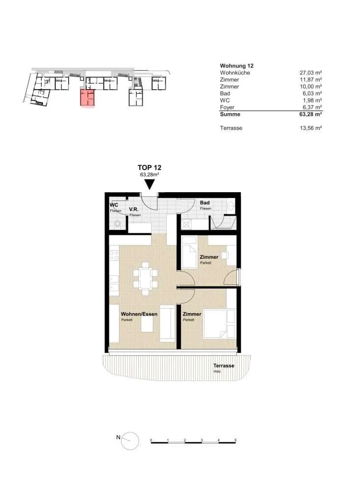 Wohnung kaufen in Graz – 63,28 m², € 327.600 – Bild 7 von 7