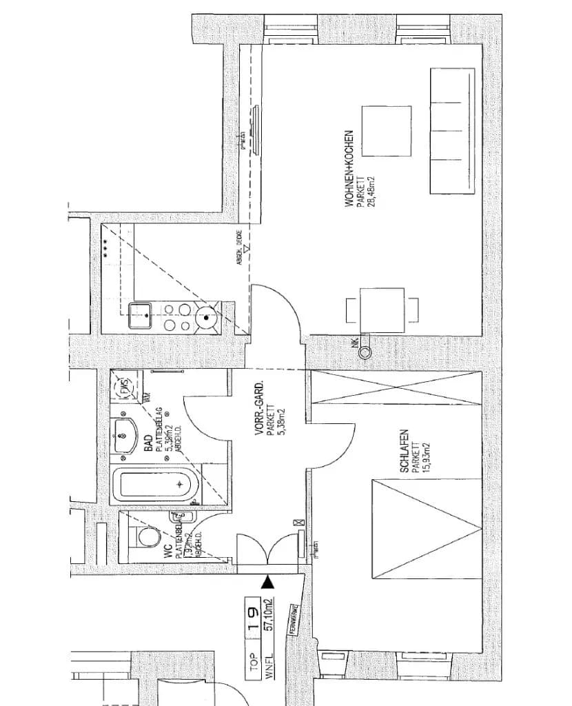 2-Zimmer-Wohnung kaufen in Wien – 57,1 m², € 374.000 – Bild 22 von 22