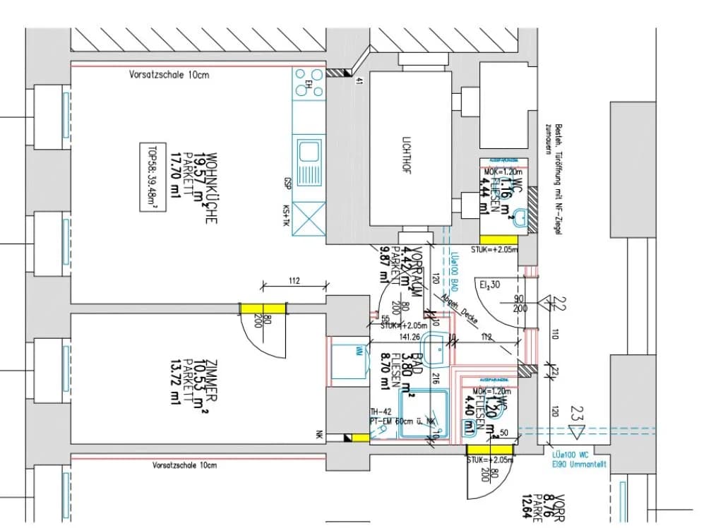 2-Zimmer-Wohnung kaufen in Wien – 39,48 m², € 249.000 – Bild 12 von 12