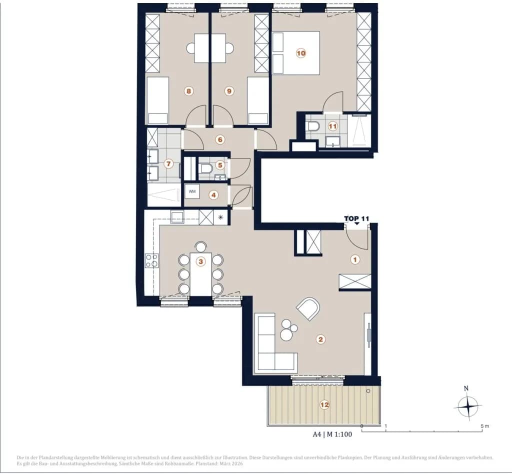 4-Zimmer-Wohnung kaufen in Wien – 105,36 m², € 865.000 – Bild 7 von 7