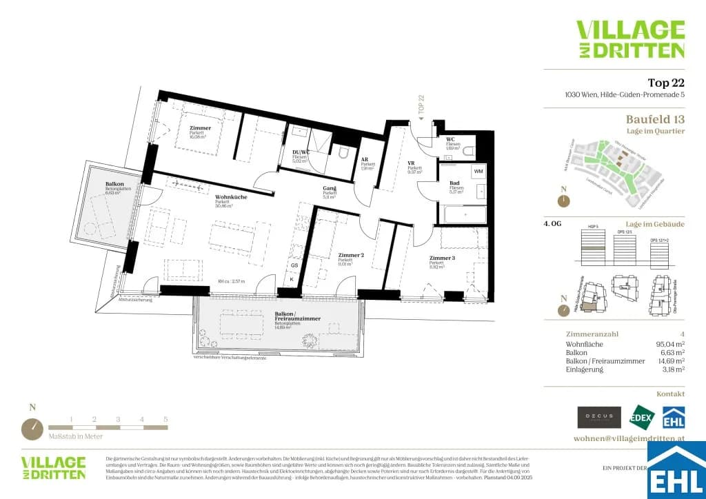 4-Zimmer-Wohnung kaufen in Wien – 95,94 m², € 849.000 – Bild 9 von 9