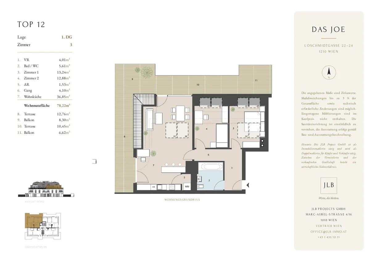 3-Zimmer-Wohnung kaufen in Wien – 78,3 m², € 640.000 – Bild 11 von 11