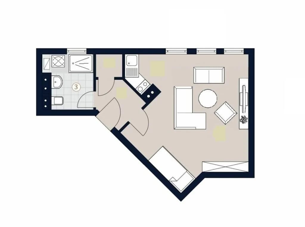 1-Zimmer-Wohnung kaufen in Wien – 34,45 m², € 269.000 – Bild 13 von 13