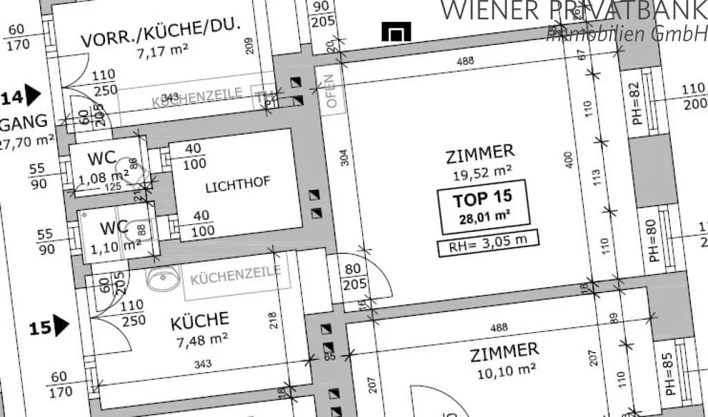 1-Zimmer-Wohnung kaufen in Wien – 28,01 m², € 140.000 – Bild 16 von 16