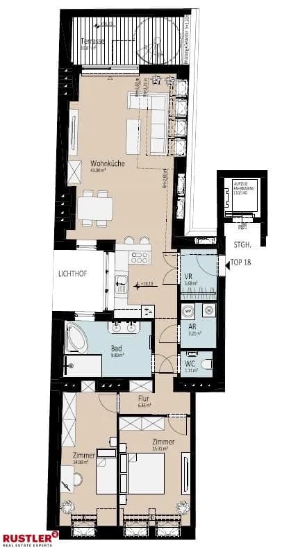 3-Zimmer-Wohnung kaufen in Wien – 99 m², € 945.000 – Bild 18 von 20