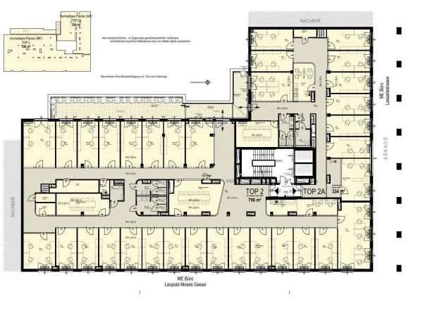 Gewerbeimmobilie mieten in Wien – 1 130 m², € 17 – Bild 2 von 2