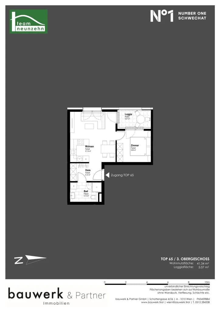 Immobilie kaufen in Bruck an der Leitha – 41,34 m², € 220.500 – Bild 15 von 15