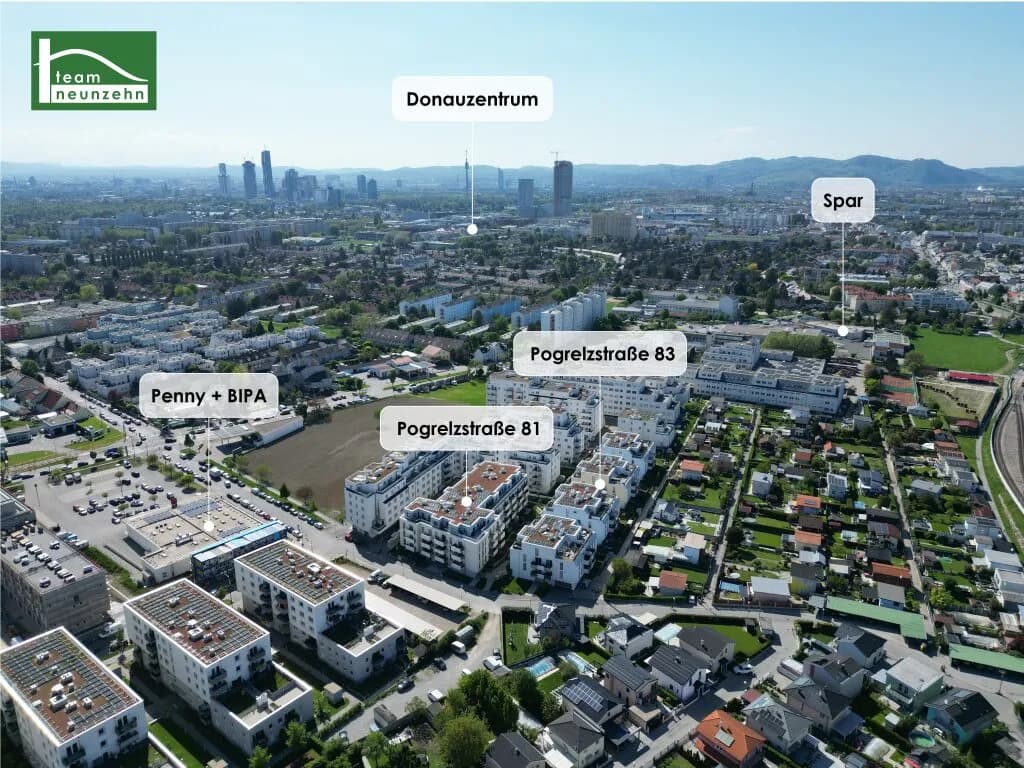 2-Zimmer-Wohnung mieten in Wien – 55,73 m², € 1.010