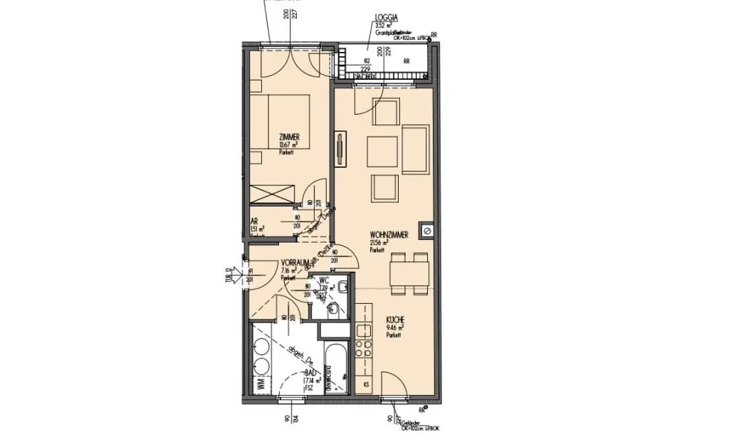 2-Zimmer-Wohnung mieten in Wien – 62 m², € 1.705 – Bild 35 von 35