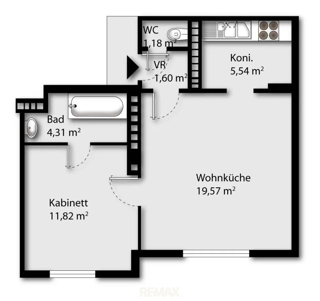 2-Zimmer-Wohnung kaufen in Wien – 44 m², € 169.000 – Bild 14 von 14