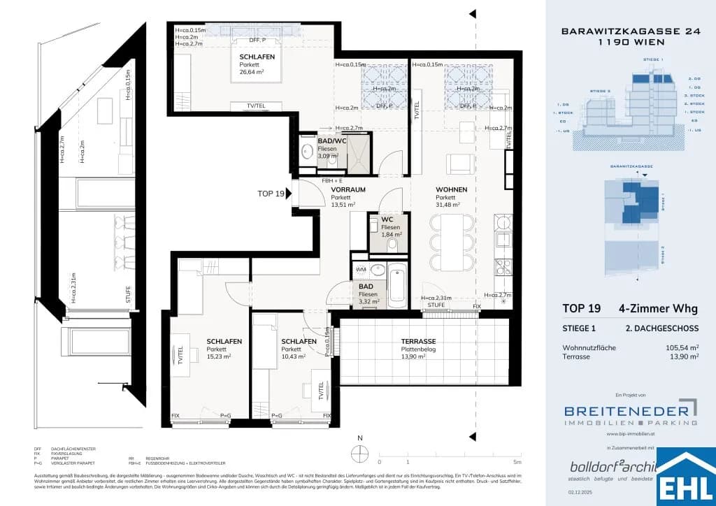 4-Zimmer-Wohnung kaufen in Wien – 105,54 m², € 965.000 – Bild 6 von 6