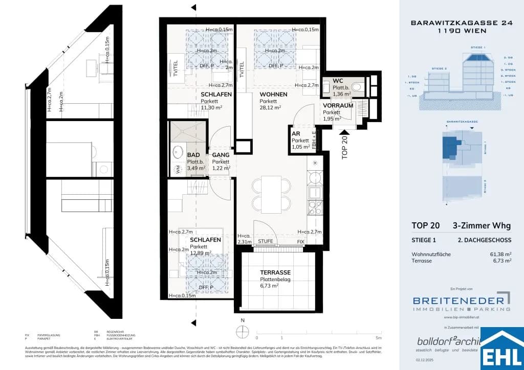 3-Zimmer-Wohnung kaufen in Wien – 61,44 m², € 560.000 – Bild 6 von 6