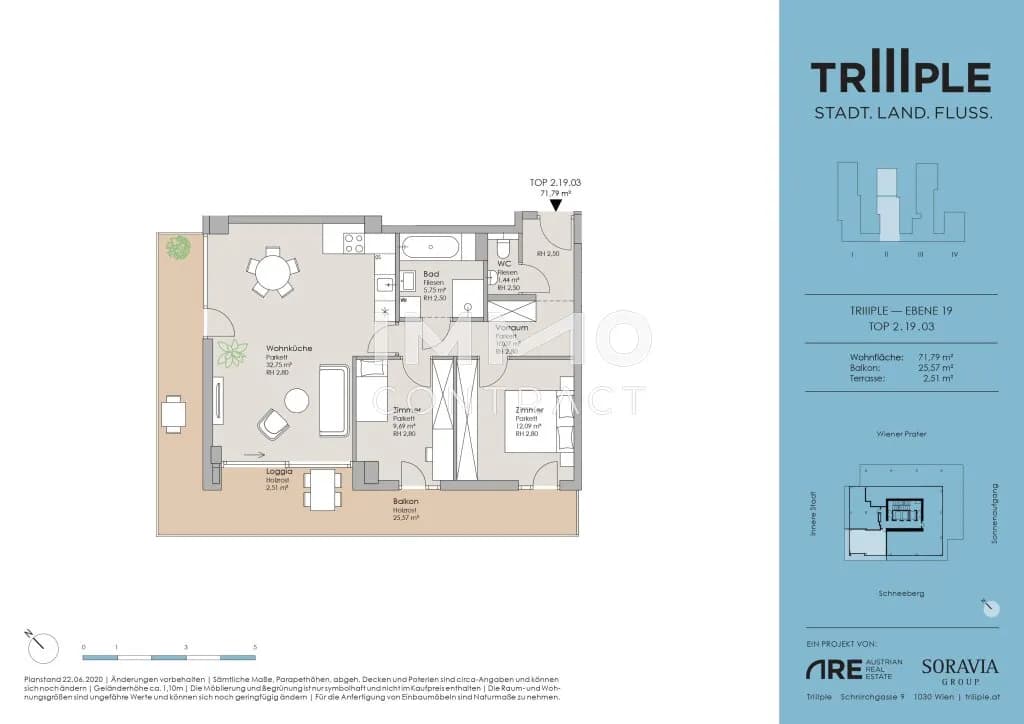 3-Zimmer-Wohnung kaufen in Wien – 71,79 m², € 727.500 – Bild 25 von 25