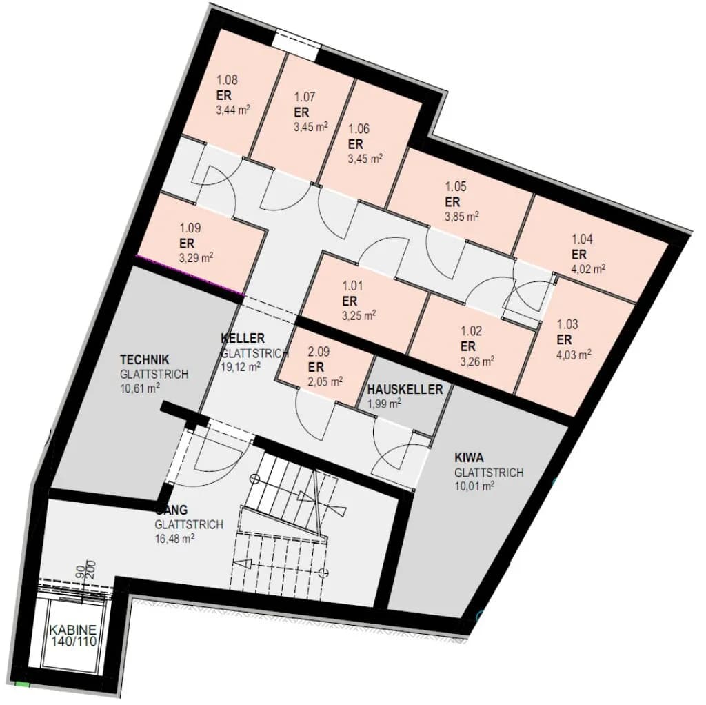 2-Zimmer-Wohnung kaufen in Mistelbach – 66,62 m², € 348.800 – Bild 17 von 18