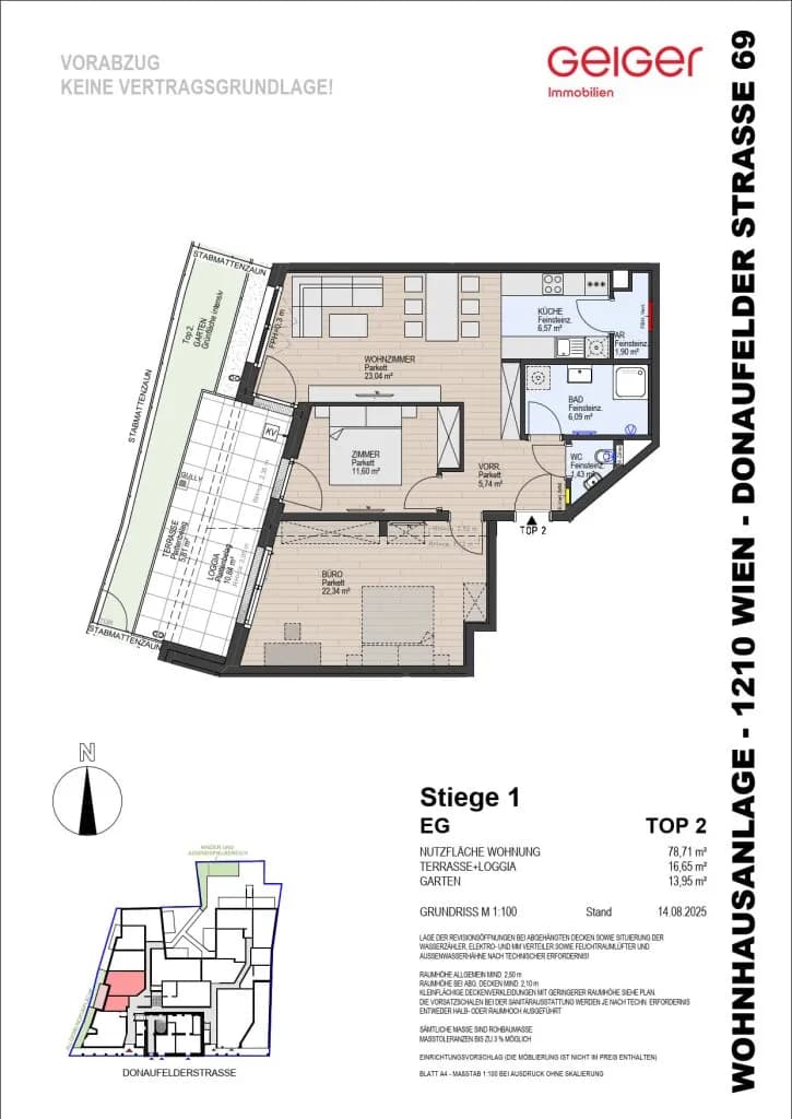 2-Zimmer-Wohnung kaufen in Wien – 78,71 m², € 563.000 – Bild 2 von 11
