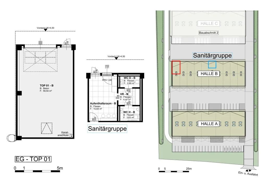 Gewerbeimmobilie mieten in Mattersburg – 60 m², € 498 – Bild 3 von 3