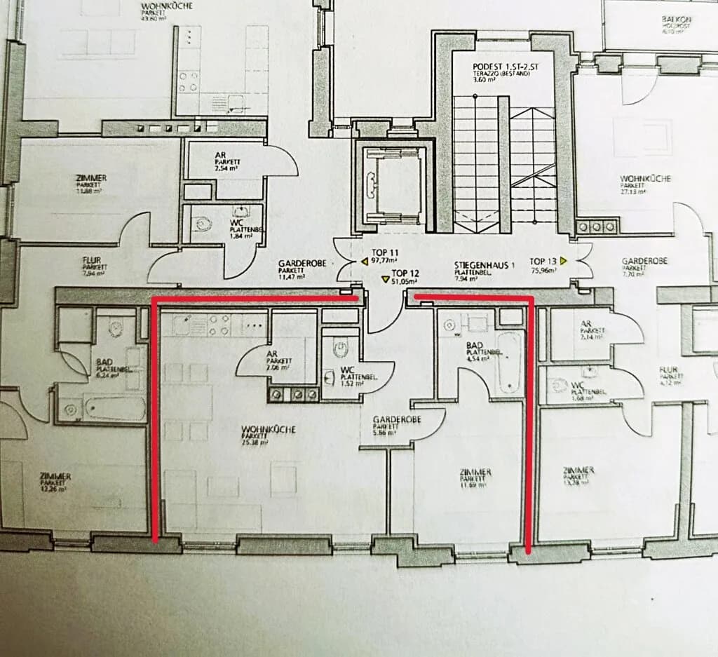 2-Zimmer-Wohnung kaufen in Wien – 51,05 m², € 290.000 – Bild 12 von 12