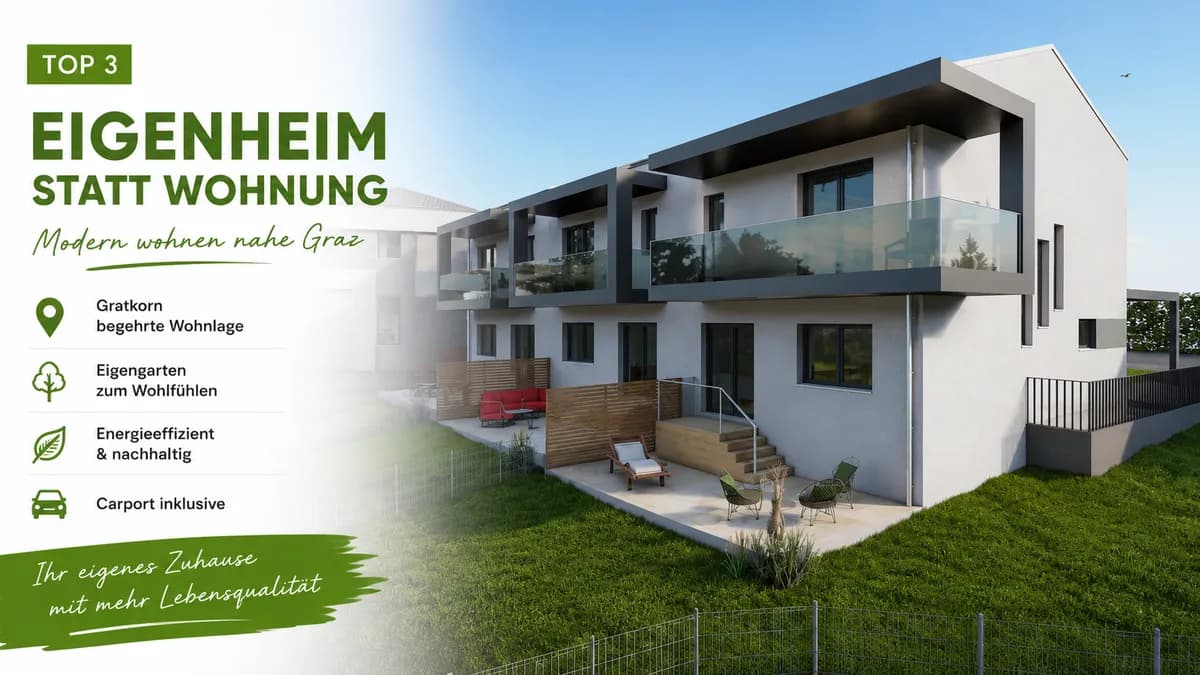 4-Zimmer-Haus kaufen in Graz-Umgebung – 110 m², € 379.000 – Bild 1 von 6