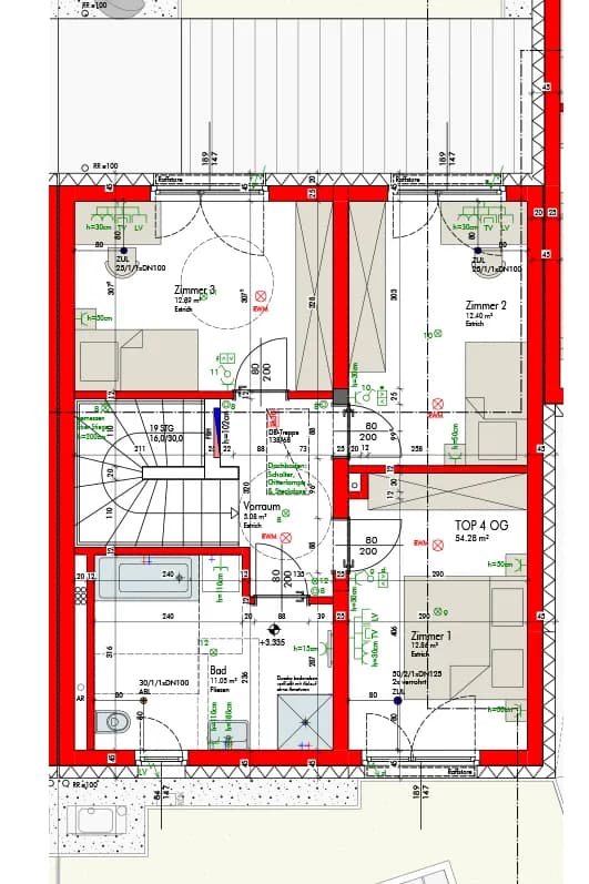 Haus mieten in Mistelbach – 105,55 m², € 1.258 – Bild 4 von 5