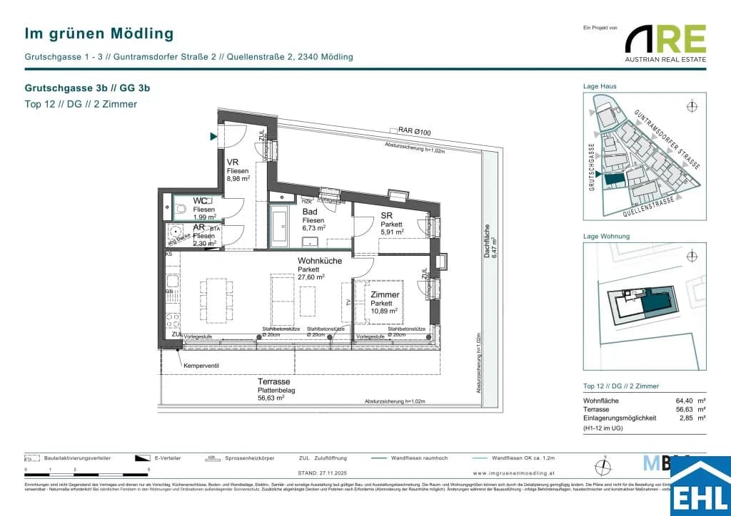 Immobilie kaufen in Mödling – 64,47 m², € 440.550 – Bild 8 von 8