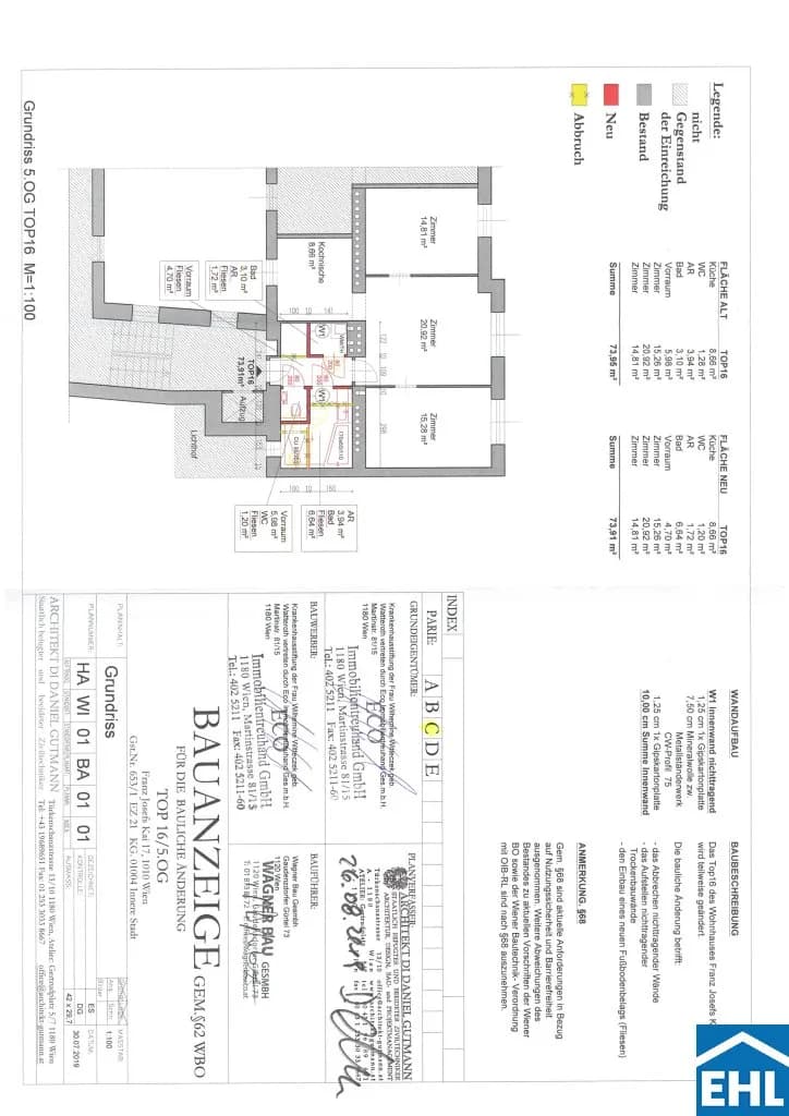 3-Zimmer-Wohnung mieten in Wien – 73,91 m², € 1.750 – Bild 11 von 11
