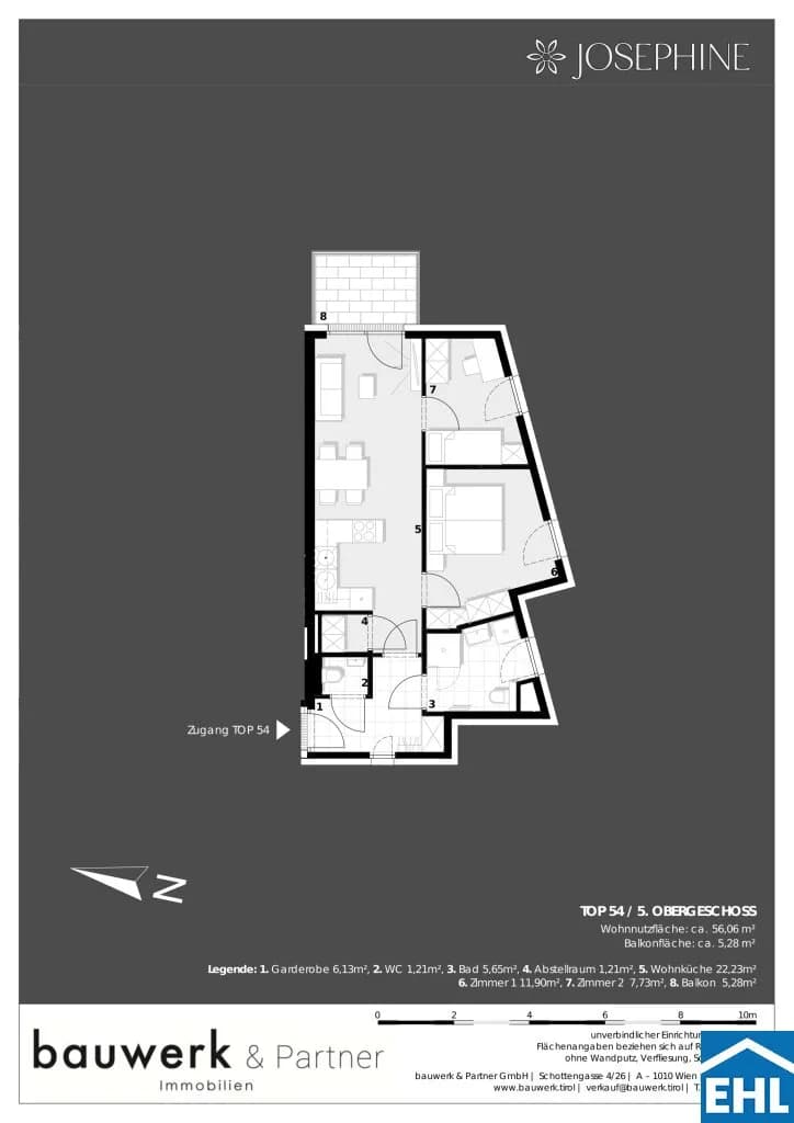3-Zimmer-Wohnung kaufen in Wien – 55,97 m², € 563.975 – Bild 10 von 10