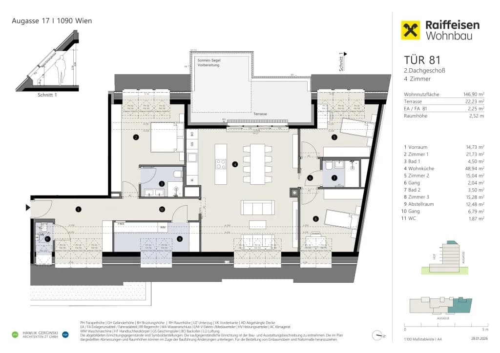 4-Zimmer-Wohnung kaufen in Wien – 146,9 m², € 1.774.900 – Bild 5 von 5