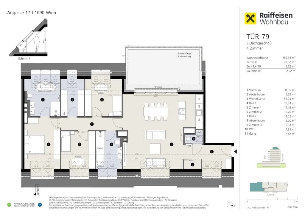 4-Zimmer-Wohnung kaufen in Wien – 160,34 m², € 1.962.900 – Bild 5 von 5