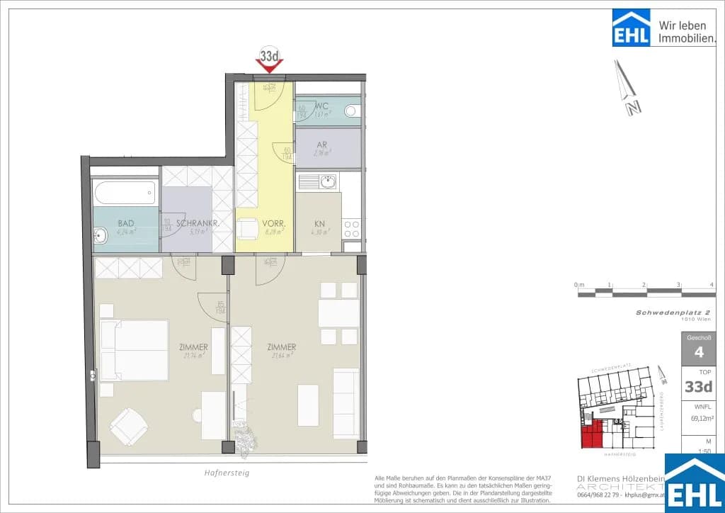 Immobilie kaufen in Wien – 69,12 m², € 549.000 – Bild 17 von 17