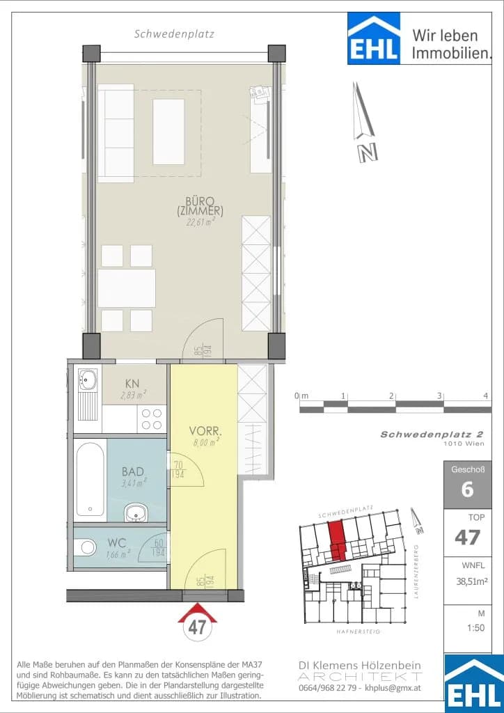 Immobilie kaufen in Wien – 38,51 m², € 399.000 – Bild 18 von 18