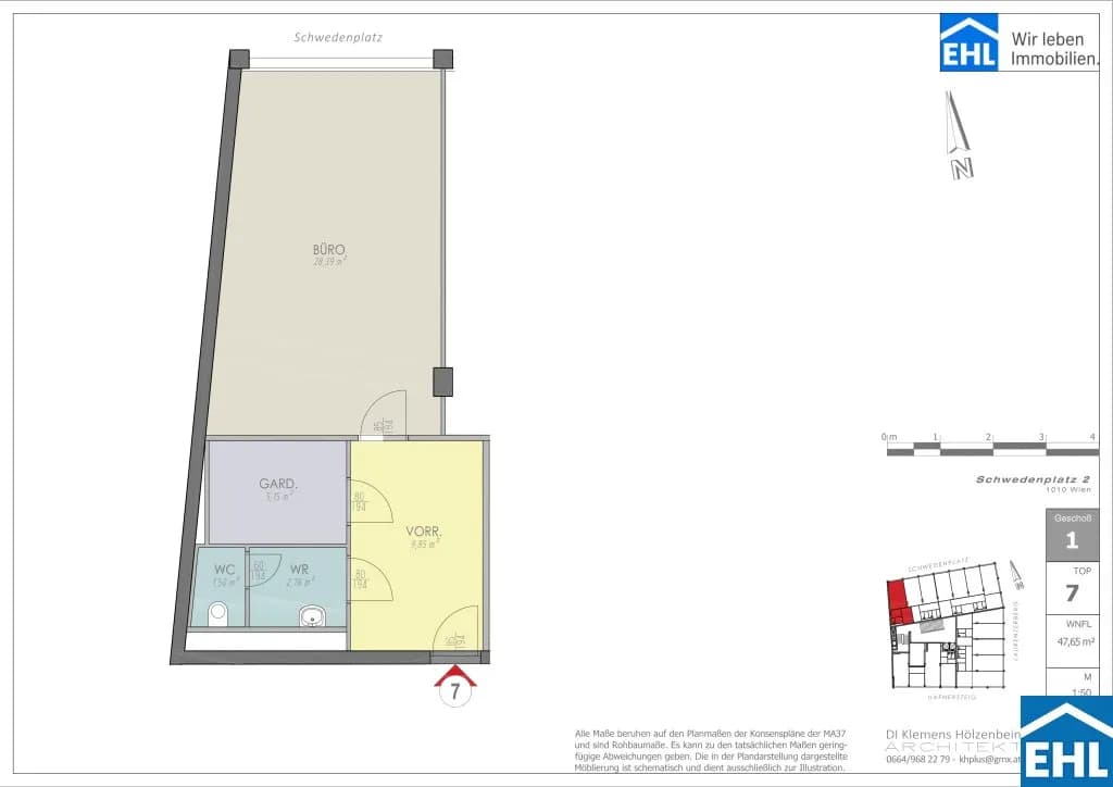 Immobilie kaufen in Wien – 47,65 m², € 340.000 – Bild 17 von 17