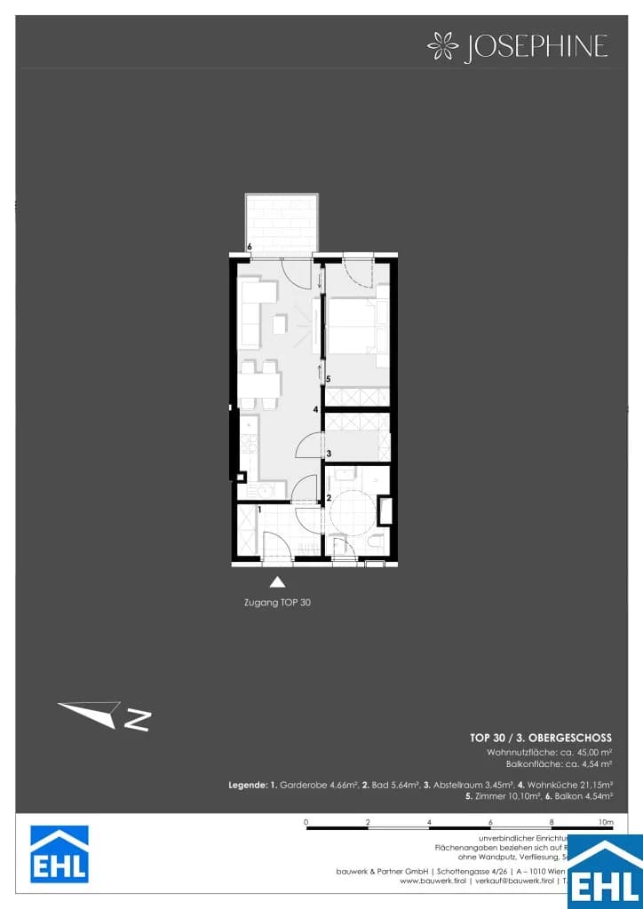 Immobilie kaufen in Wien – 45 m², € 383.300 – Bild 11 von 11