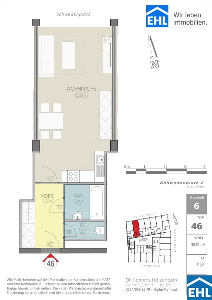 Immobilie kaufen in Wien – 38,51 m², € 449.000 – Bild 29 von 29