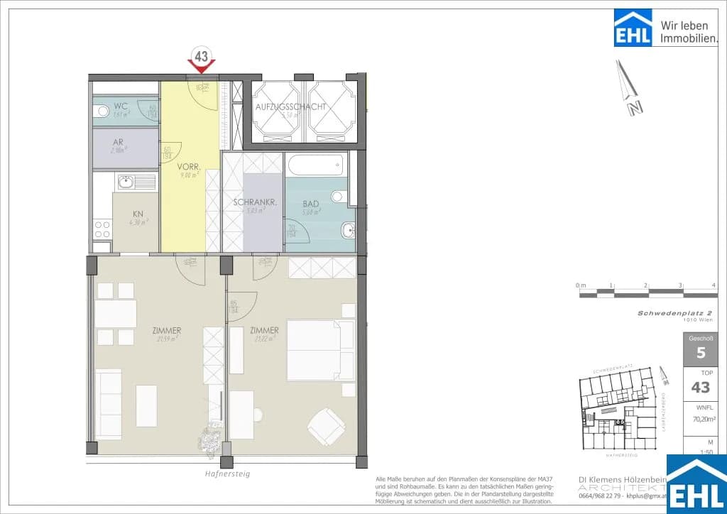 Immobilie kaufen in Wien – 70,2 m², € 749.000 – Bild 15 von 15