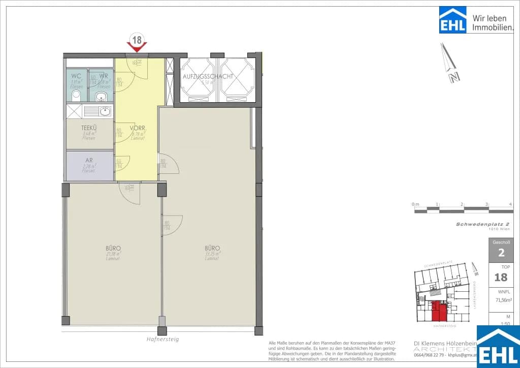 Immobilie kaufen in Wien – 71,56 m², € 590.000 – Bild 17 von 17