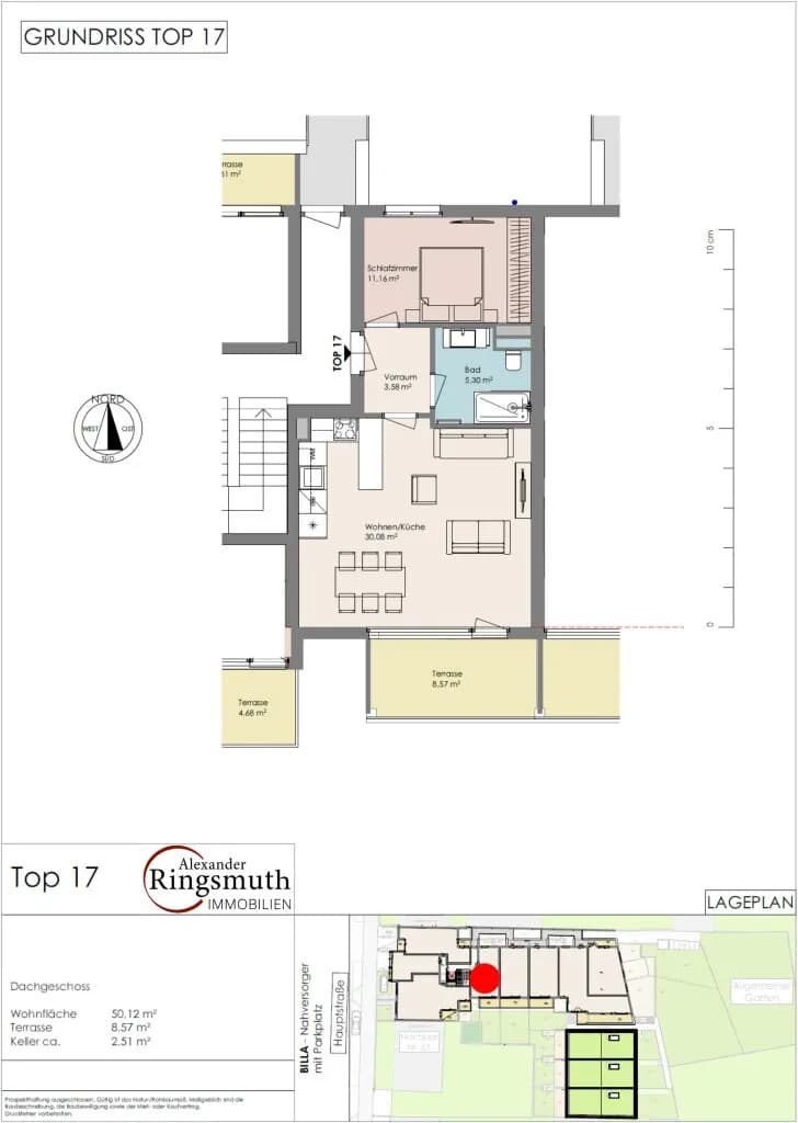 2-Zimmer-Wohnung kaufen in Mödling – 50,12 m², € 429.000 – Bild 7 von 7