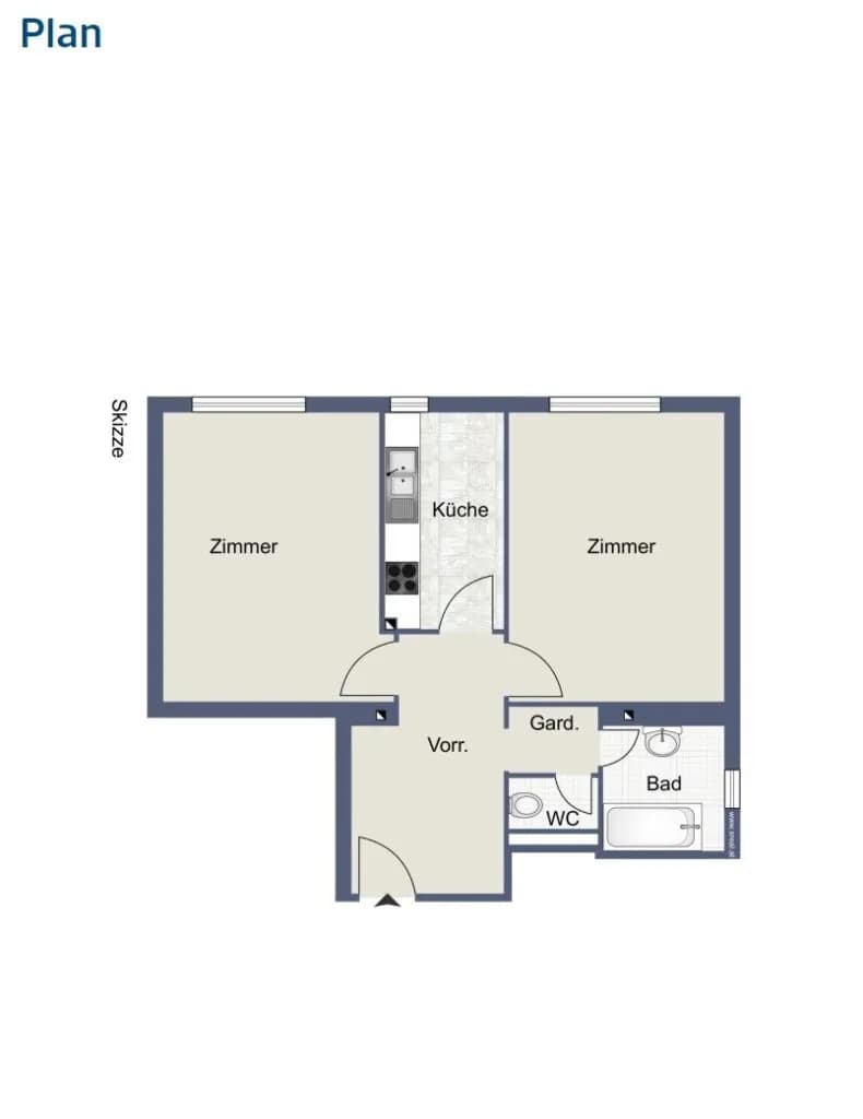 2-Zimmer-Wohnung mieten in Wien – 54 m², € 1.200 – Bild 10 von 10